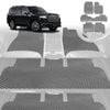 6D Diamond Car Floor Mats for Toyota LandCruiser 200 2012-2021 GX GXL-Ultimate Set-Grey-Outback GT