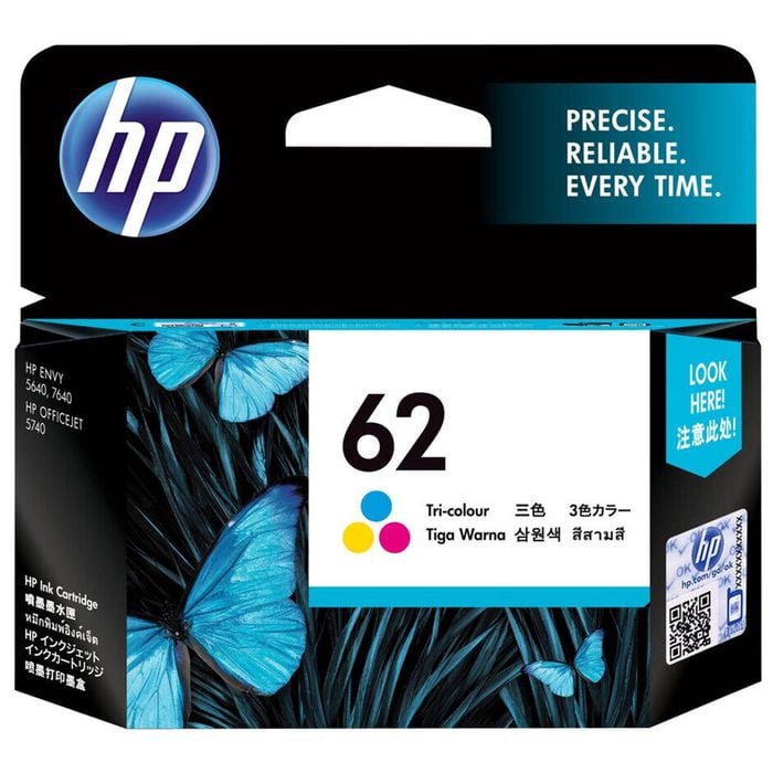 Hp 62 Original Inkjet Ink Cartridge - Tri-colour Pack - 165 Pages