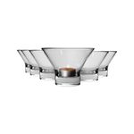 Bormioli Rocco Ypsilon Candle Tealight Decoration Bowls 13cm - Pack Of 6