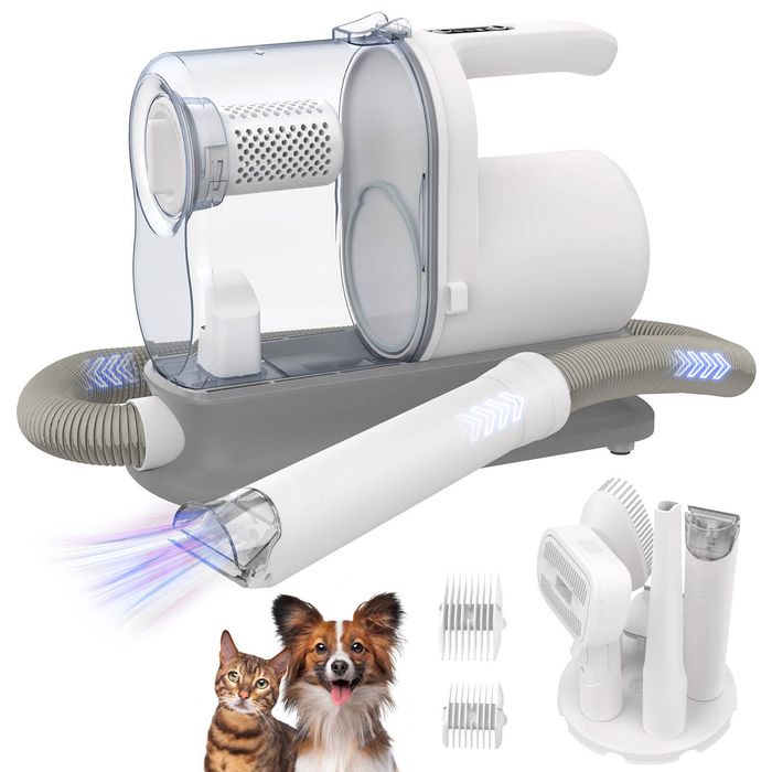 ADVWIN 5in1 Pet Grooming Vacuum Kit Dog Cat Pet Hair Dryer