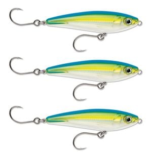 3x Rapala 7cm Saltwater X Rap SubWalk Walk the Dog Bait Fish Lures - Fusilier
