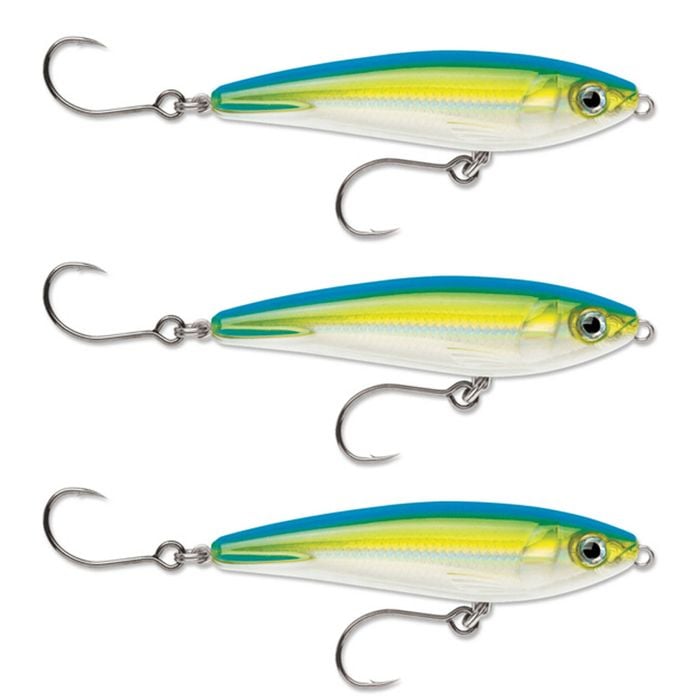 3x Rapala 7cm Saltwater X Rap SubWalk Walk the Dog Bait Fish Lures - Fusilier