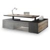 Modern Furniture PHOENIX 2.0 - Sit Stand Electric Lift Desk - Warm Oak & Black