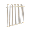 ProtectorAl 350 - 1200 x 1200mm Primrose Aluminium Loop Top Pool Fence Panel