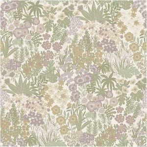 Flower Field Cream, Wallpaper 10.05m x 53cm Wallpaper Boutique