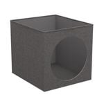 Flexi Storage Clever Cube Woven Silver Premium Pet Insert With Cushion 