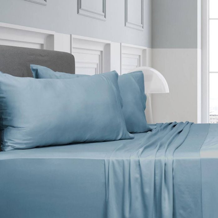 Algodon Bamboo Sheet Set - Denim - Queen