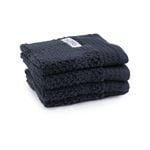 4pc Onkaparinga 30x30cm Avalon Face Washer 550GSM Midnight