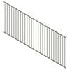 ProtectorAl 1201 - 2400 x 1200mm Pale Eucalypt Raked 16-30º Flat Top Pool Fence Panel
