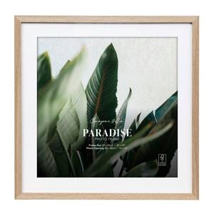 Cooper & Co. 50x50cm Mat to 40x40cm Premium Paradise Wooden Photo Frame Natural