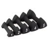 Smai Dumbbell Set - Neoprene 1kg-5kg Pairs - Black
