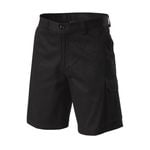 Hard Yakka 92R Black Cargo Shorts