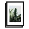 Cooper & Co. Set Of 2 29.7cmx42 Mat to 21x29.7cm Black Premium Paradise Wooden Photo Frame