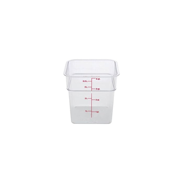 Cambro CamSquare Storage Container Polycarbonate Clear 185x185x187mm / 3.8Lt