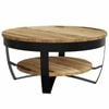 vidaXL Coffee Table Retro Living Room Rough Side End Couch