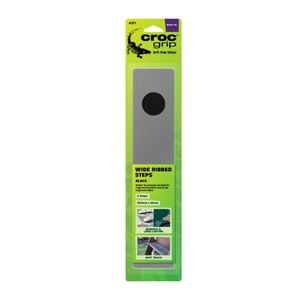 Croc Grip Black Traction Tread Step Strips - 2 Pack