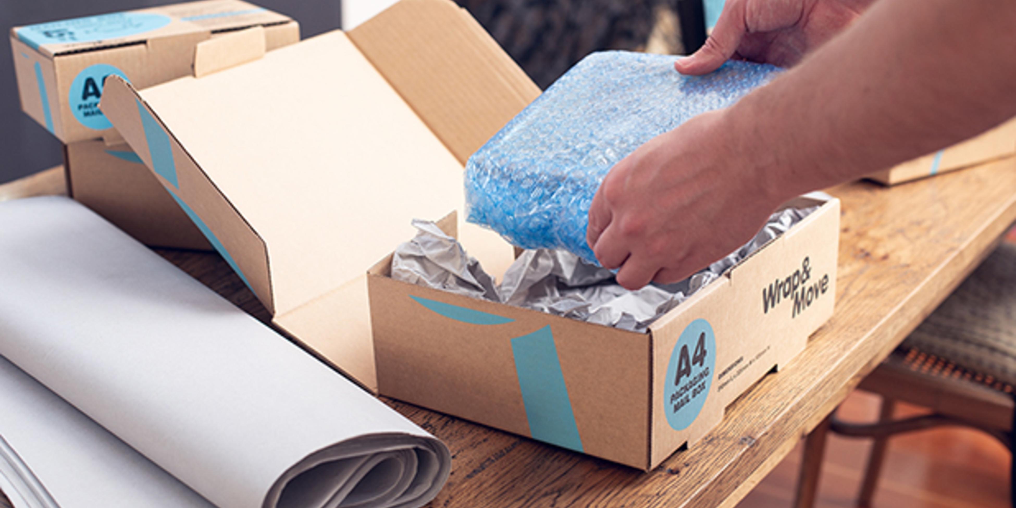 PackZone Bubble Wrap - 300mm X 25m Roll Of Premium Quality Polythene Bubble Wrap - Large Bubble