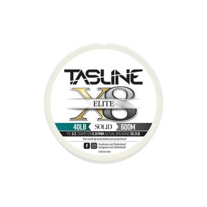 Tasline Elite White 600m Braid Fishing Line 40lb