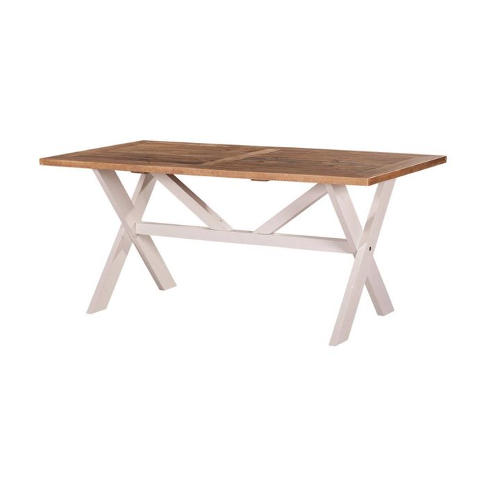 1825 Interiors Byron Dining Table Reclaimed Pine Furniture Two-Tone