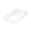 SOGA 1/1 GN Polycarbonate Food Pan 65mm Clear 2 Pack