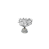 Elegant Collections Small Black Crystal Tree  Décor