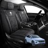 Australian Goose Edition Front Seat Covers for Hyundai Tucson 2021 - Current (NX4) - Suede, Universal Fit - Black
