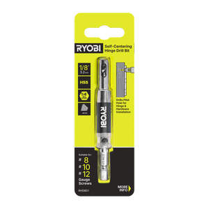 Ryobi 3.2mm ⅛” Self-Centring Door Hinge Drill Bit