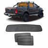 Window Sun Shades For Toyota Hilux Dual Cab 2005-2015 Car Uv Protection Custom Rear Windscreen Shade Blind Mesh