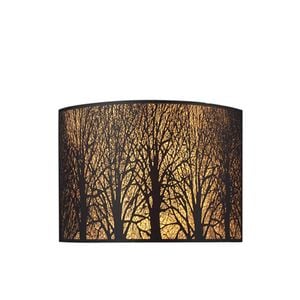 CLA Lighting AUTUMN Aged Bronze with Amber Interior Wall Light