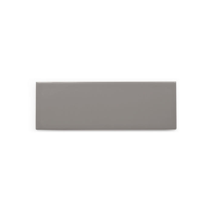 Johnson Tiles 300 x 100mm Grey Gloss Ceramic Wall Tile