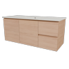 New England Joinery 1200mm Wall Hung Alpha Top Grandeur Vanity