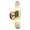 LumenSphere Capsule Brass & Glass Wall Light - 2 Light, G9 Base