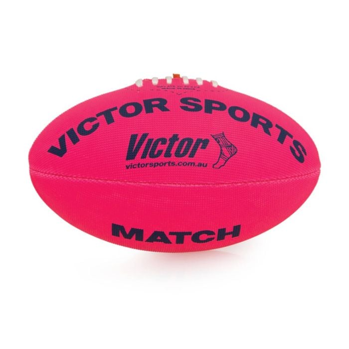 Victor Sports Synthetic Football Durable AFL Ball Pink Size 5
