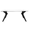 SK Designer Living | Murf Collection | Rectangular Glass Dining Table | 180cm - Black