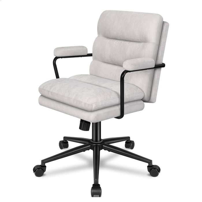Alfordson Office Chair Chenille Grey