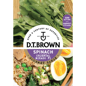D.T. Brown Gourmet Spinach Oriental Mikado Seeds