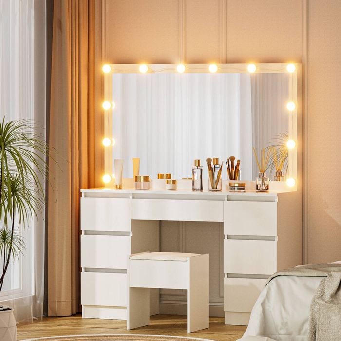 Artiss Dressing Table Vanity Desk White