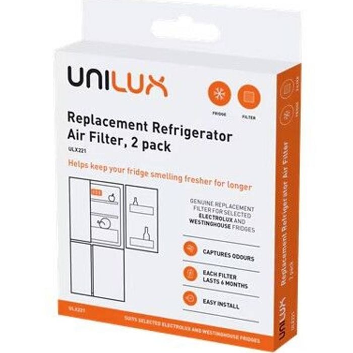 Electrolux Fridge Unilux Airfilter 2 Pack ULX221