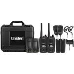 Uniden XTRAK 50 2-TP - 5 Watt Waterproof Smart UHF Handheld Radio with Large OLED Display and Instant Replay Function