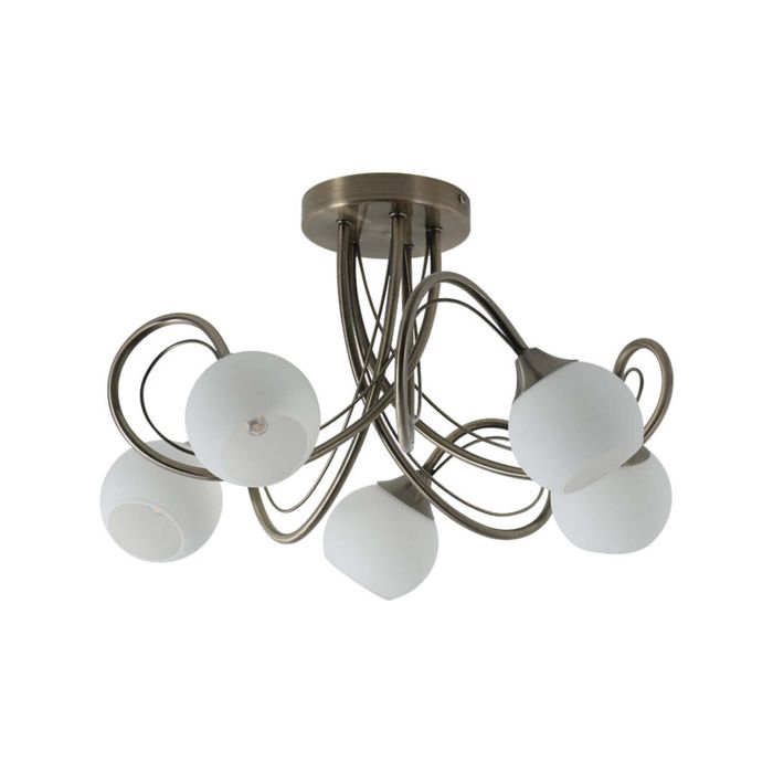 Lexi Lighting Malini 5 Lights Ceiling Light 52 cm