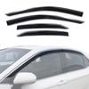 AUSGO Stainless Trim Weather Shields for Toyota Camry 2017-2024 Weathershields Window Visors Wind Deflectors