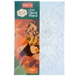 Crafted Fox Lion Canvas Frame - Assorted