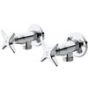 Caroma Chrome Lead Free Elegance II Washing Machine Set