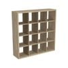 Flexi Storage Clever Cube 146 x 39 x 146cm Oak 4 x 4 Storage Unit