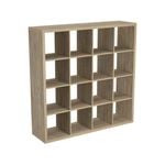 Flexi Storage Clever Cube 146 x 39 x 146cm Oak 4 x 4 Storage Unit
