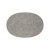 Guzzini Tiffany 48cm Oval Fabric Reversible Placemat - Sky Grey