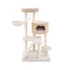 Costway Indoor Cat Tree Multi-level Kitty Activity Center Modern Cat Tower - Natural