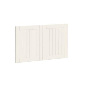 Kaboodle 800mm Antique White Country Farmhouse Sink Doors - 2 Pack