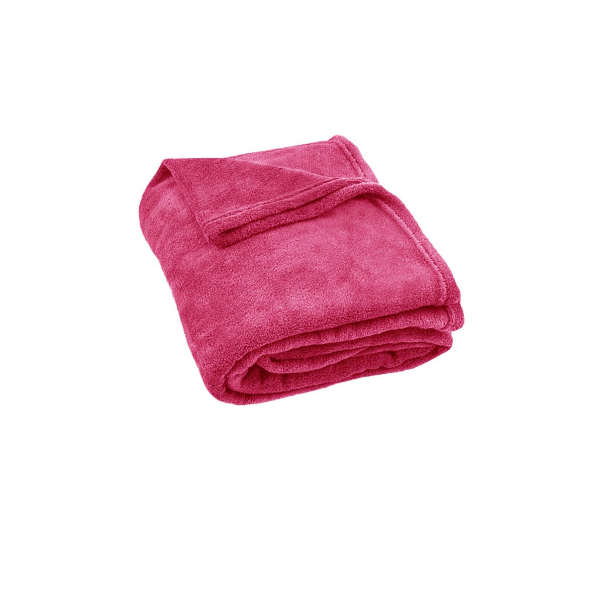 180GSM Soft Popcorn Coral Fleece Throw Rug 127 x 152cm Light Turquoise main image 1