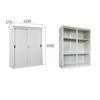 ITONOV Mini-shed Outdoor Storage cabinet garden shed cupboard Box 1500*1200*570 white